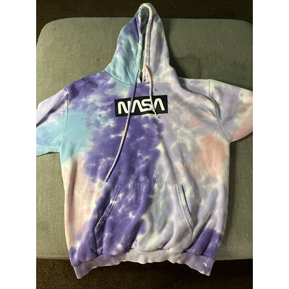 Men's Medium HyperSpace NASA Astronaut Tie Dye Hoodie‎